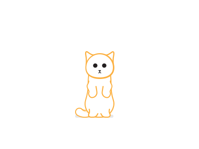 Curious Cat animals cat cats character design happy internet meh