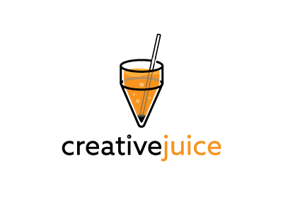 creativejuice v2 creative design icon juice logo mark symbol
