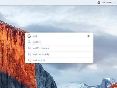 Guso - Googler at your fingertips 👆 app apple clean debut design dribbble flat google graphic hello illustration illustrations mac osx productivity searchbar ui ux