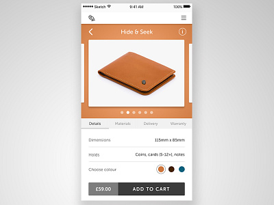 Daily UI 012: e-commerce shop single item daily ui e commerce product product page ui design