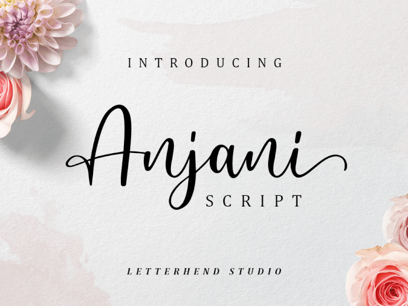 Anjani Script Modern Calligraphy fun