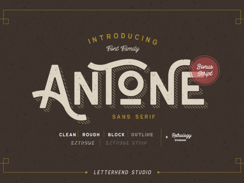 Antone - Family Font
