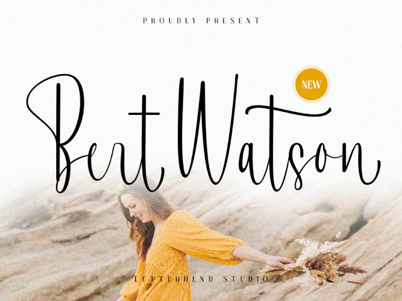 Bert Watson - Beauty Script graphic design stylish font