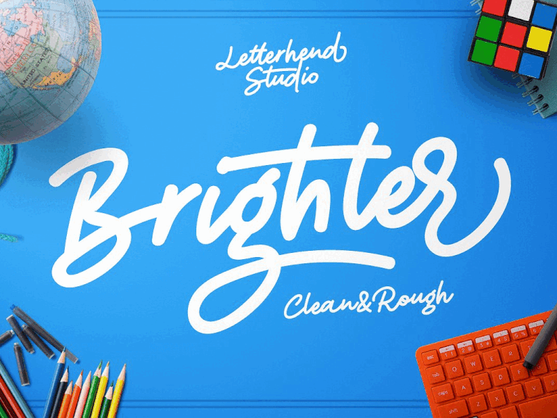 Brighter Script branding