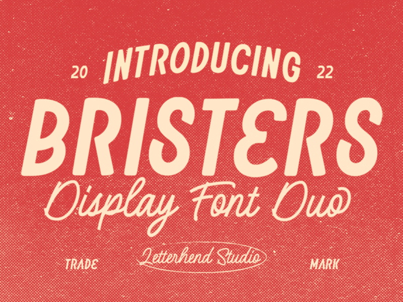 Brister - Display Font Duo logotype