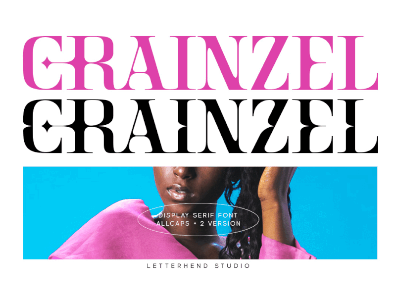 Crainzel - Display Serif Font display font