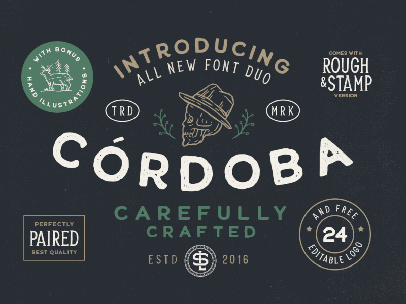 Cordoba - Font Duo (+EXTRA) mountain
