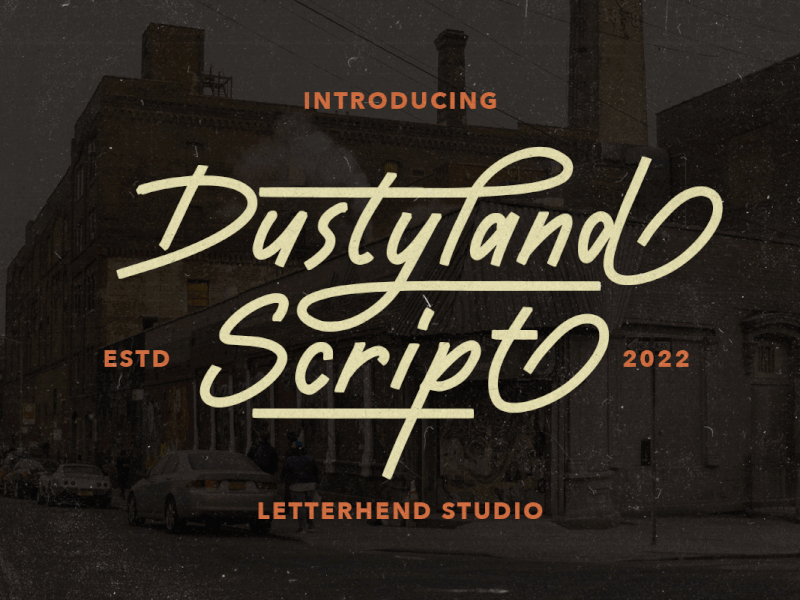 Dustyland Script hipster font