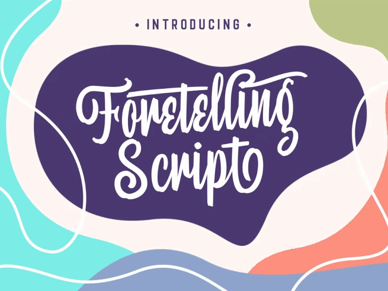 Foretelling Script storybook font