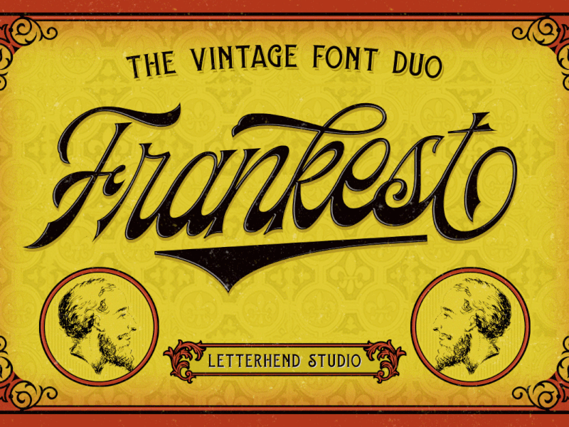 Frankest - The Vintage Font Duo cover