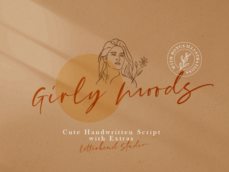 Girly Moods Script handwritten