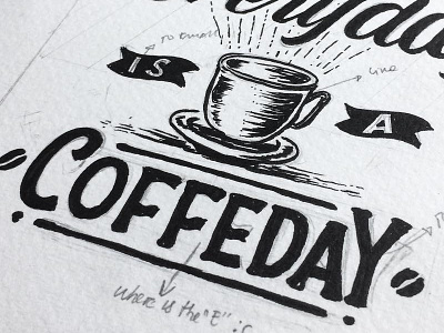 when typo happens coffee hand lettering illustration lettering manual drawing typo typography