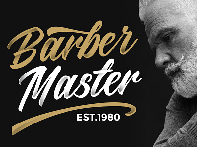 Barber Master bicycle font hand lettering illustration lettering manual drawing retro sans script vintage