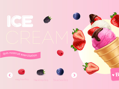 Ice cream composition