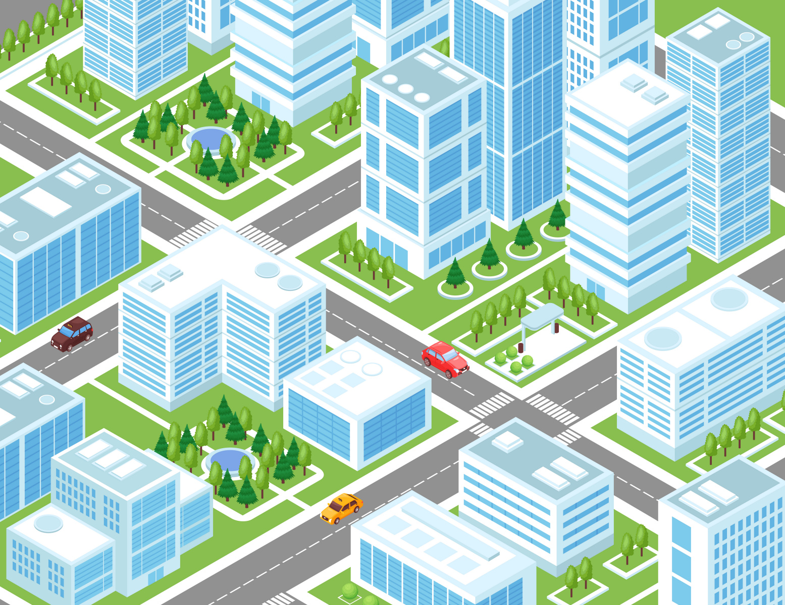 Industrial city composition by Macrovector on Dribbble