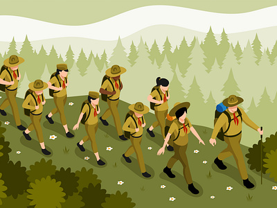 Scout illustration