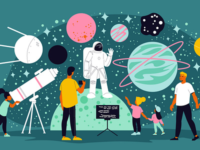 Planetarium illustration