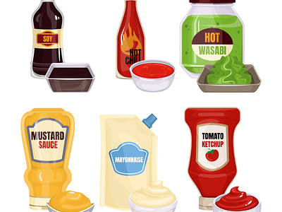 Sauce packaging composition