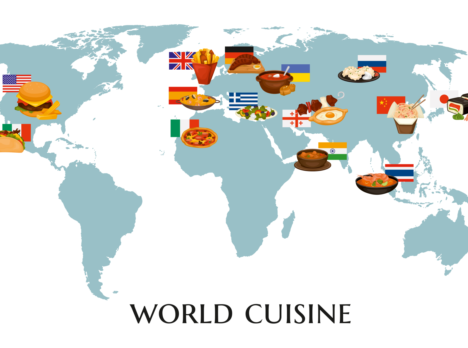 world cuisine presentation