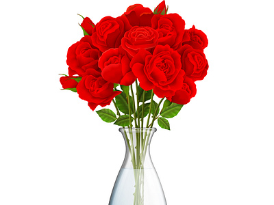 Red rose bouquet