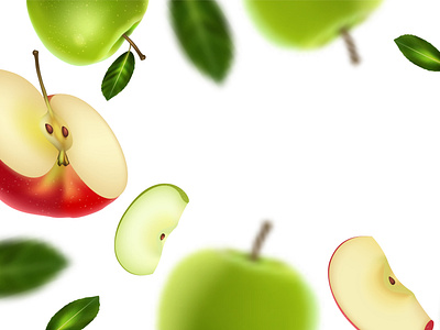 Apples background