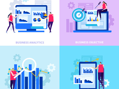 Business analytics concept