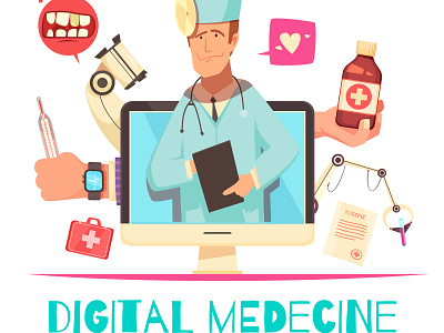 Digital medicine composition