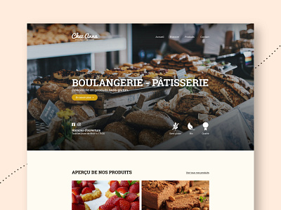 Chez Anna | Web UI concept