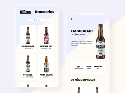 Beer WebApp | UI concept