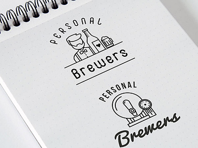 Logo proposals for a craft beer company