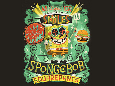 Picante SpongeBob - Gallery Nucleus Tribute Show animation cartoon day of the dead dead exhibition fun hot plankton show spicy spongebob tv show