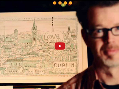 #LoveDublin time-lapse cityscape dublin live drawing lovedublin markers skyline time lapse visit dublin