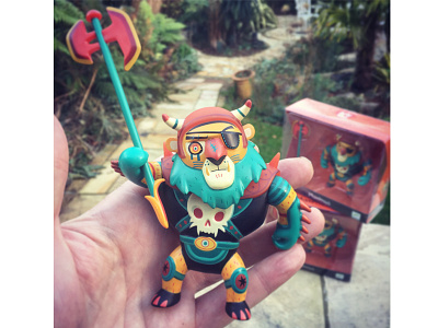 Maximus animal fantastic beast figurine for kids fun illustration lion toy design vinyl toy warrior weapon
