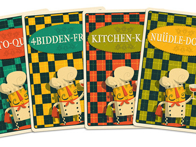 Smorgasboard Cards board game box character chef food illustration logo packaging
