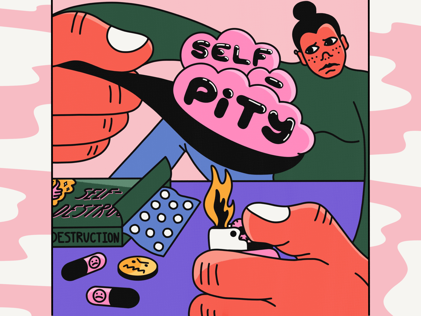 Selfpity by Veronchikchik on Dribbble
