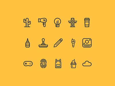 Jam Icons cactus camera font font icons gamepad ice cream icons lightbulb logos pencil picto svg