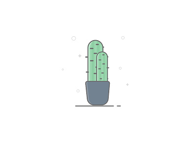 #1. Cactus Party 🌵 cactus icon illustration nature plant