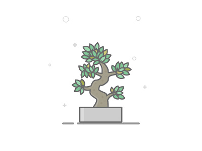 #3. Bonsai bonsai illustration plant