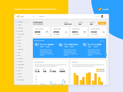 JustDo - Angular 7 Responsive Bootstrap Admin Template