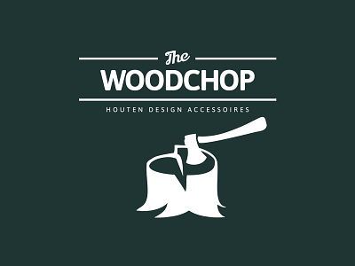 The WoodChop accessoires identity logo wood