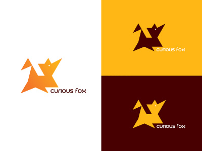Curious Fox identity logo