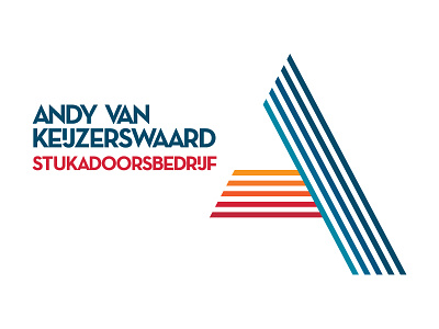 AVK Stukadoors corporate identity design logo