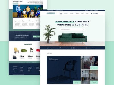 Furniture Catalogue Website UI