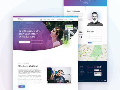 Silva Care Website - UI Design
