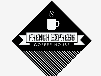 French Express Coffee Logo