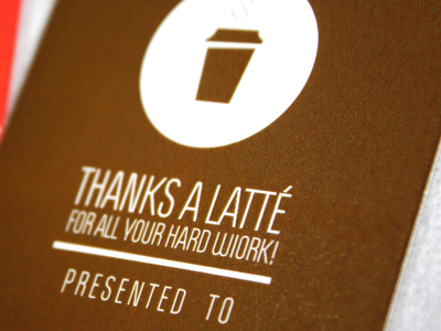 Thanks A Latte!