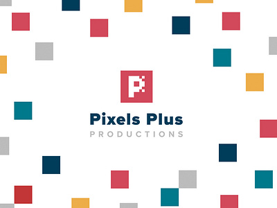Pixels Plus Productions Branding branding branding design design icon logo