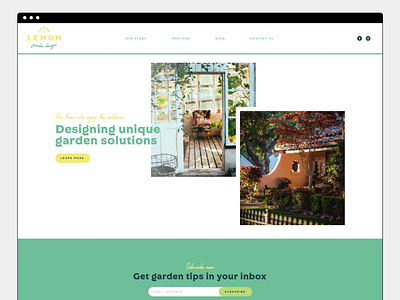 Lemon Garden Designs Website