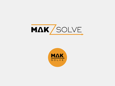 MAKSolve Logo Design