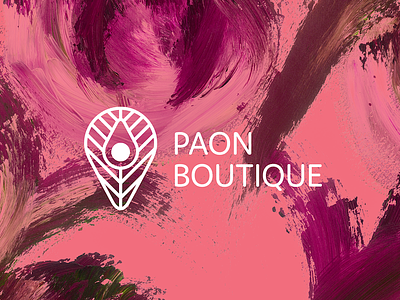 Paon Boutique Branding Concept branding identity logo